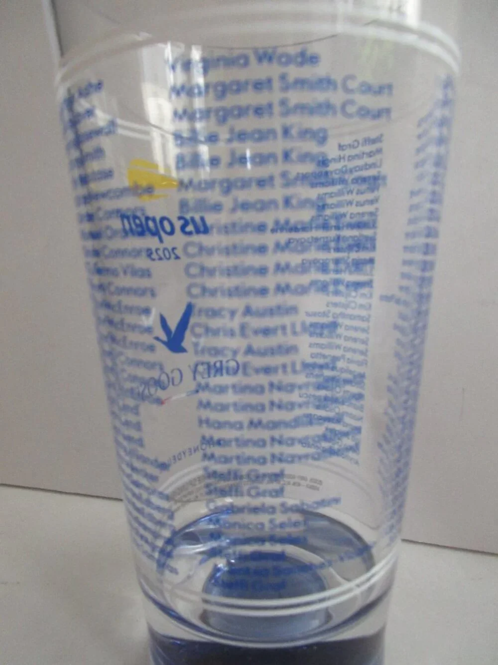 Grey Goose Vodka 2025 US Open Tennis Honey Deuce Acrylic Souvenir Cup Set of 3